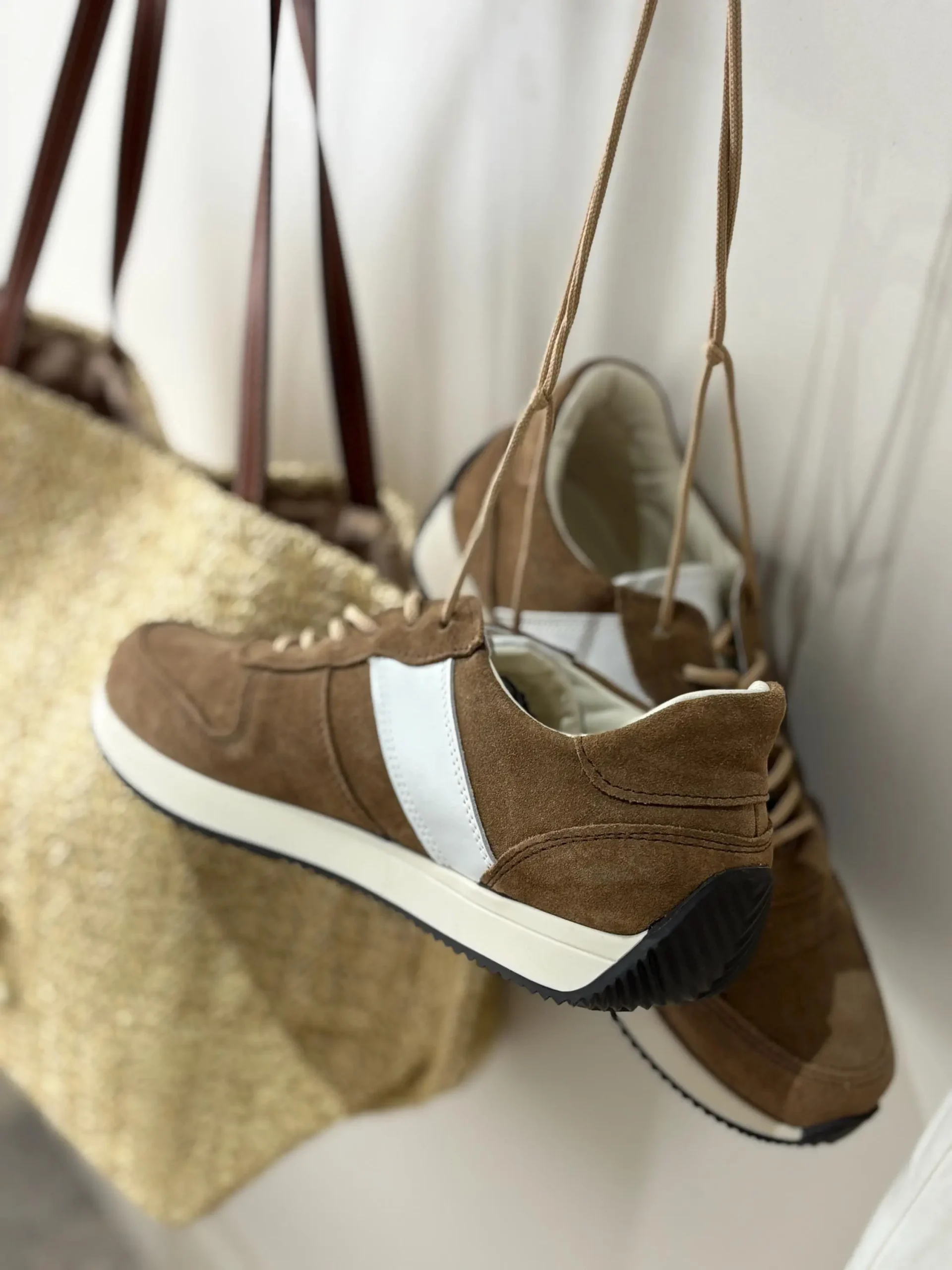 Retro Brown Suede Shoes Handmade Women S Casual Retro Brown Suede Shoes Handmade Women S Casual